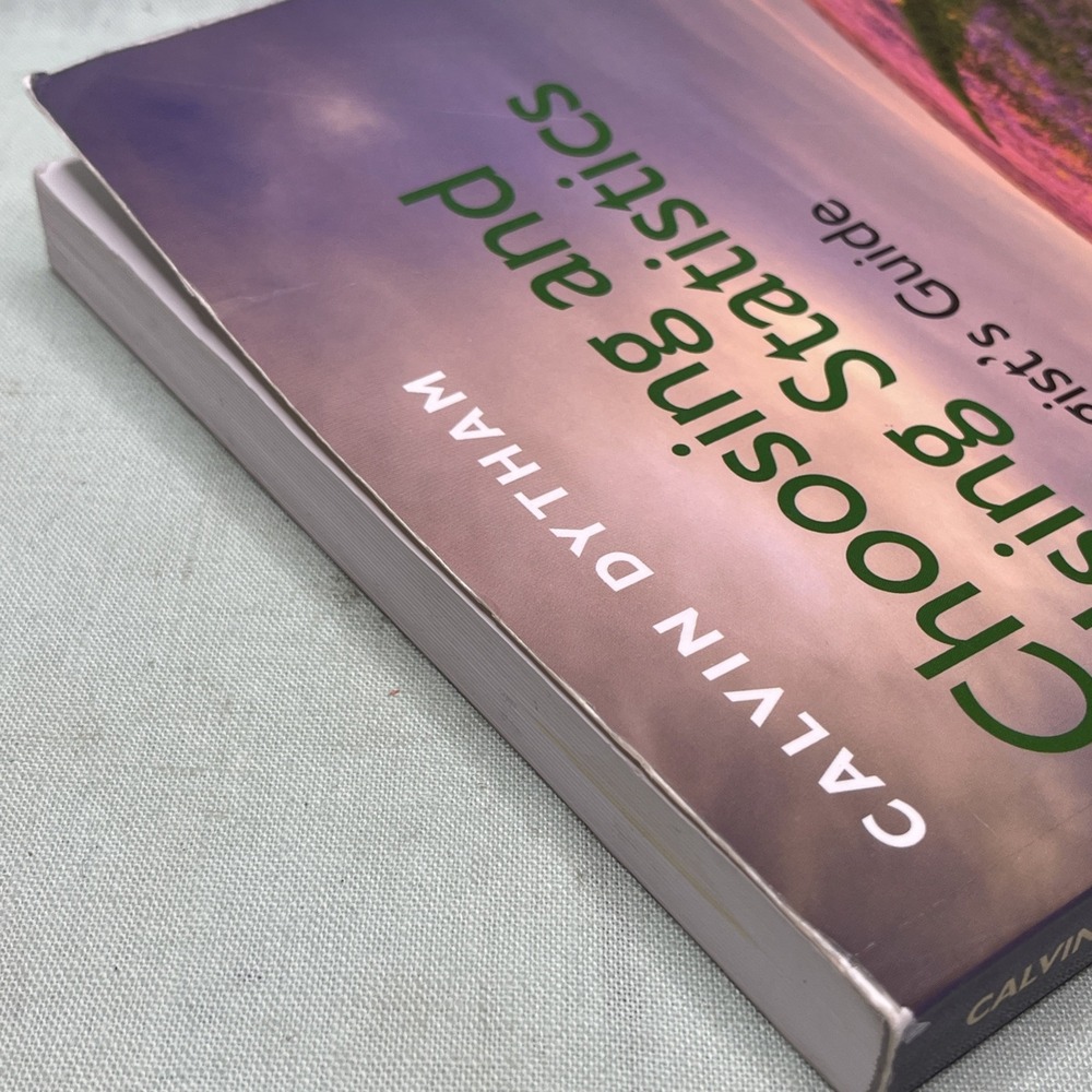 Choosing and Using Statistics A Biologist's Guide 3rd Calvin Dytham Paperback - Picture 5 of 9